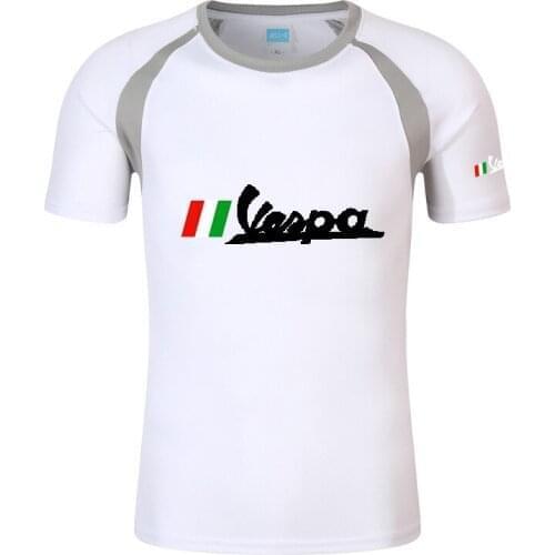 NEW Vespa Summer Fitness Round Neck Comfortable Harajuku Slim Fit Casual Tops Sweatshirts classic Eight colors Print T-shirts