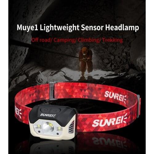 SUNREI MUYE1 rechargeable headlamp for fishing/outdoor