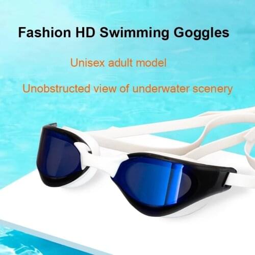 Professional Swimming Goggles Silicone Waterproof Plating Double Anti-fog Swim Glasses Men Women Swimming Goggles with Case