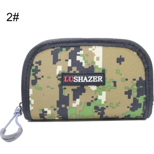 Tactical Fishing Lure Bag Portable Waterproof Nylon Fishing Tackle Lure Baits Hooks Storage Bag Pouch Zipper Design