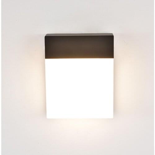 15W Outdoor Wall Lamp Corridor Stairs Balcony Aisle Waterproof IP64 Porch Wall Lights Terrace Simple Garden Wall Sconces