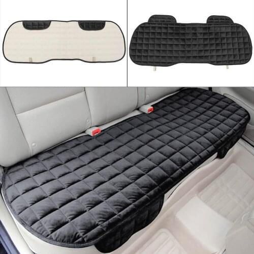 Universal Auto Car Rear Seat Cover Mat Soft Comfortable Back Row Chair Cushion Protector Pad Non Slide Auto Accessories