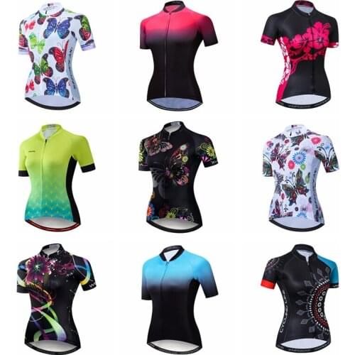 Weimostar Womens Cycling Jersey Summer Mountain Bicycle Clothing Maillot Ciclismo Anti-UV MTB Bike Jersey Cycling Shirt Ropa