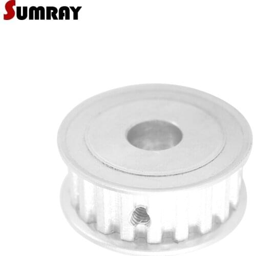 SUMRAY XL 25T Timing Pulley 5/6/6.35/8/19/20mm Bore Synchronous Pulley Wheel 11mm Width Aluminium Motor Pulley for CNC Machine