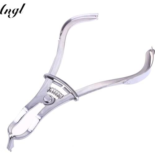 1pc Ivory Light Weight Rubber Dam Clamp forceps Sectional Contoured Metal Matrices pliers Restorative stainless steel