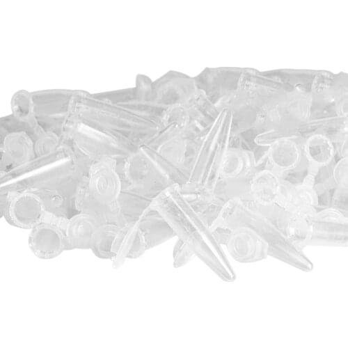 100Pcs Centrifuge Test Tube Vials Container for Perfume Liquid Powder