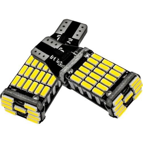 White 2x T15 W16W 921 Super Bright High Power 45 SMD 4014 LED Canbus No ERROR Car Backup Reserve Lights Bulb Brake Lamp Xenon