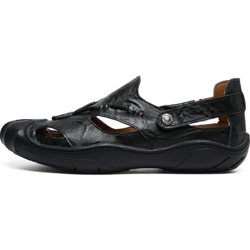 Large size italian in homens gladiator masculino jelly sandles toe summer hombre footwear hole mens walking sandale big white s