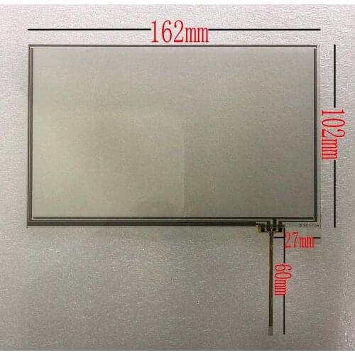 New 7 inch resistive touch panel 162*102 MM Small interface cable 2.5MM