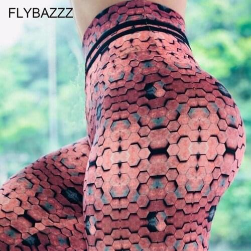 Hot Women Energy Seamless Tummy Control Yoga Pants Super Stretchy 3D Printed Gym Tights High Waist Sports Leggings Running Pants
