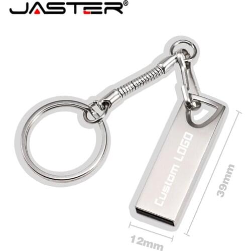 Metal USB 2.0 Drive original memory USB stick hot sale pendrive 8G/16G/32G/64G/128G (10 PCS free LOGO)U disk gift free shipping