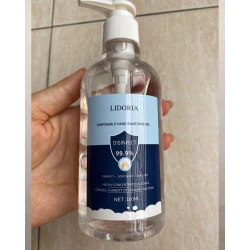 LIDORIA100ML multifunctional instant disinfection gel, portable gel is suitable for outdoor, sports, bathtub, spa, childrens to