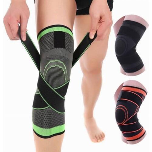Arthritis Muscle Joint Brace Knee Pad Elastic Bandage Pressurized Breathable Knee Support Protector for Fitness Sport Running