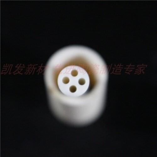 OD*ID=6*1.5mm / 4 Bores High Purity 99.3% Alumina Advanced Ceramic Tube