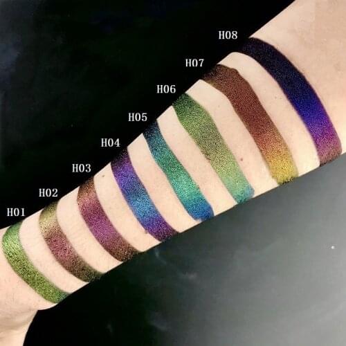 WHOLESALE HIGH GRADE Cosmetic chameleon Eye Shadow powder Unicorn Chrome Make-up Powder for Eye 5g / one bag