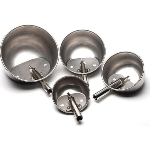 Medium and large stainless steel pig drinking bowl, stainless steel pig, drinking water tank, automatic water fountain faucet