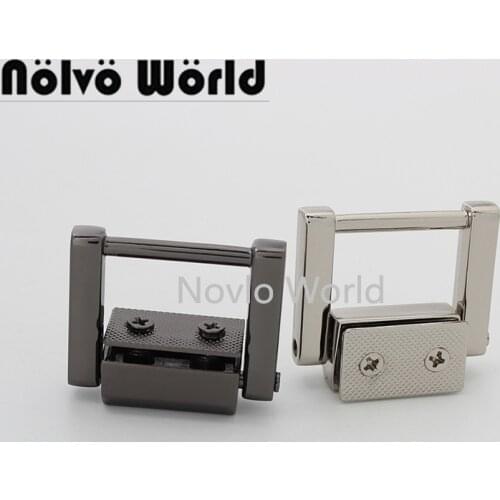 10-50 pieces 4 colors 2 size 19mm 22mm Alloy bag connecting buckle slider buckles,personalized buckles handle connector