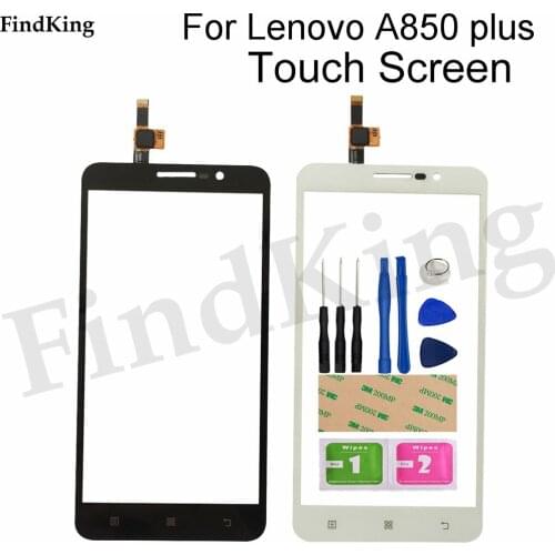 5.5'' Touch Panel For Lenovo A850 Plus A850+ Touch Screen Digitizer Glass Sensor Touchscreen 3M Glue