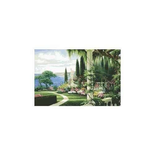 Needlework,Embroidery,DIY Garden Hawaii style Scenery 14CT Counted Cross stitch kits,Art Pattern sets Cross-Stitching decor