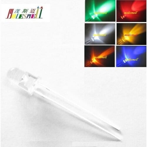 1000pcs 5mm Red Round High Power Super Bright Water Clear LED Leds 20,000 MCD