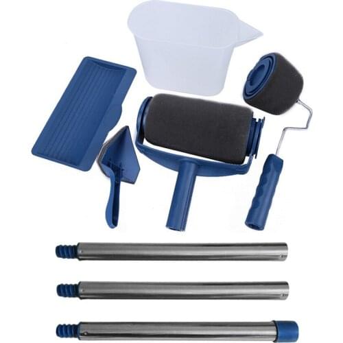 5/8pcs Paint Roller Multifunctional Household Use Wall Decorative Paint Roller Brush Tool Painting Brushes Set dropshipping