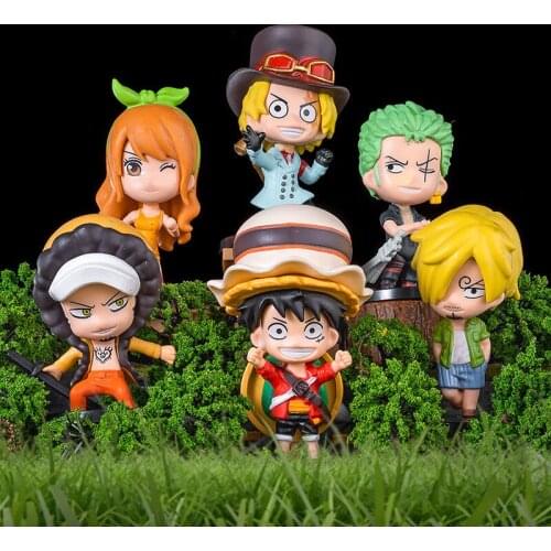 Anime one piece Luffy/Zoro/Sanji/Nami/Law/Sabo figurine PVC Action Figure Collection Model