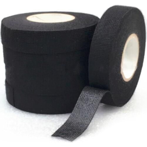 15M Car Auto Insulating fabric Cloth Tape Exhaust Manifold Heat Wrap Tape Wiring Harness Cable Ties High Temperature Resistance