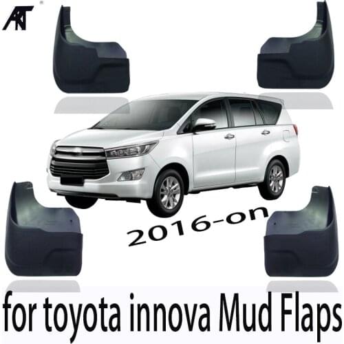 Mud Flaps Fit For toyota 2016 INNOVA NP300 bakkie Mudflaps Splash Guards Front Rear Mudguards 4PCS/SET