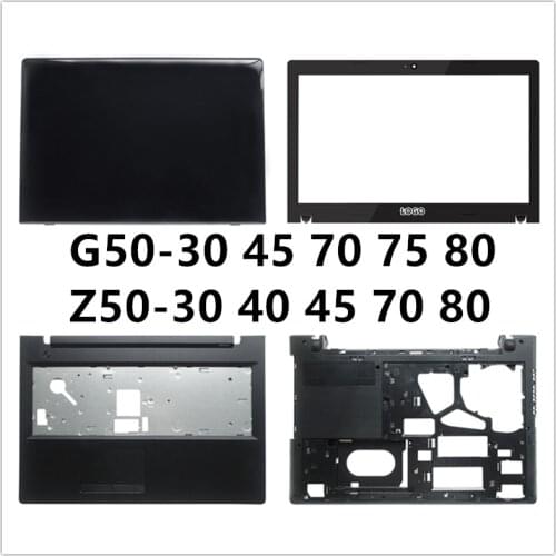 New laptop For Lenovo G50-30 45 70 75 80 Z50-30 40 45 70 80 LCD Back Cover Top Case/LCD Front Bezel/Palmrest/Bottom Base Cover