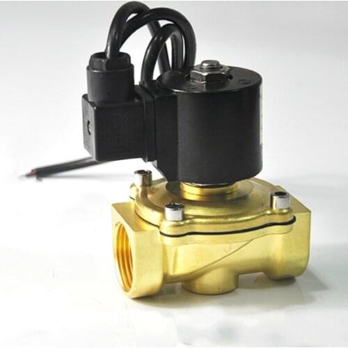 DN25 2 way brass solenoid valve underwater waterproof electric actuator valve SS304 electric magnetic valve fountain solenoid valve