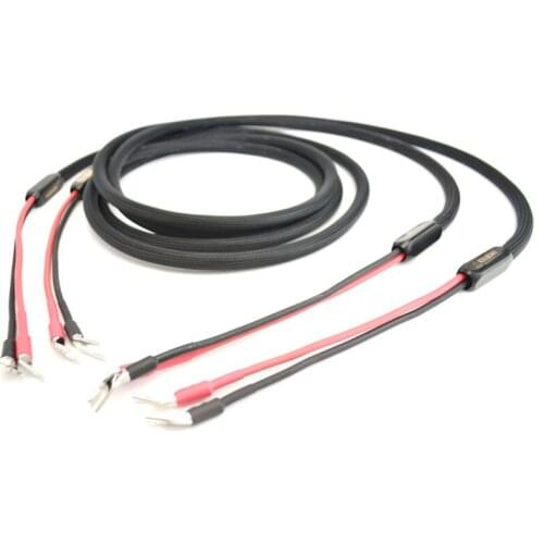 Hifi audio Speaker Cable audio loudspeaker cables wire with bag hi-end loudspeaker cable