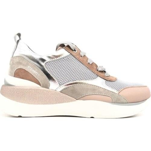 STONEFLY Sneaker women gray and silver Electra 8 fabric leather and suede