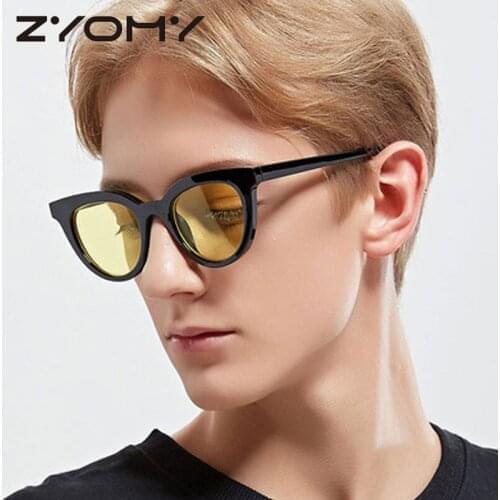 Q 2021 Round Photochromic Men Women Sunglasses Brand Design Goggles Candy Color Retro Gafas Casual Glasses Oculos De Sol UV400