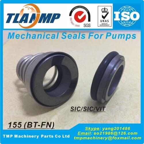 155A-15 155B-15 TLANMP Mechanical Seals (Material:SiC-SiC-VIT) Size:d1=15mm ,d7=27mm