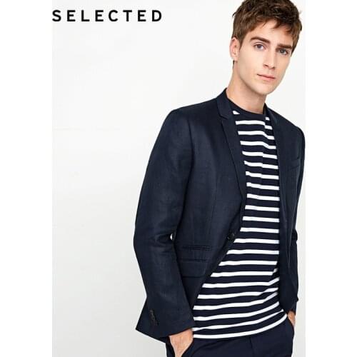 SELECTED Men New Leisure Korean Suit blazer| 418272504