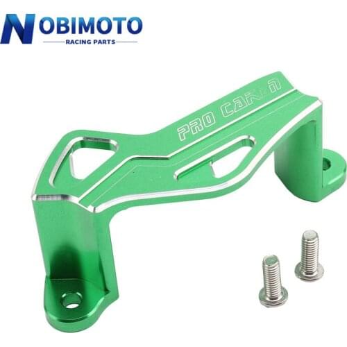 Nobimoto - Motorcycle Aluminum Rear Brake Caliper Guard Protector Cover For Kawasaki KX250F KX450F 2009-2018 KLX450R 2018-2019