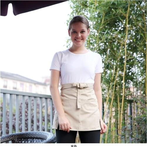 2015 New Stylish Unisex Purple Cleaning Double Split Aprons Western Coffee Shop Chef Apron Salon Smocks Uniforms Free Shipping