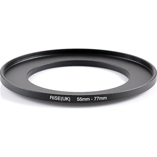 NEW Metal 55mm-77mm 55-77 mm 55 to 77 Step Up Filter Ring Adapter for sony canon nikon dslr camera shipping price