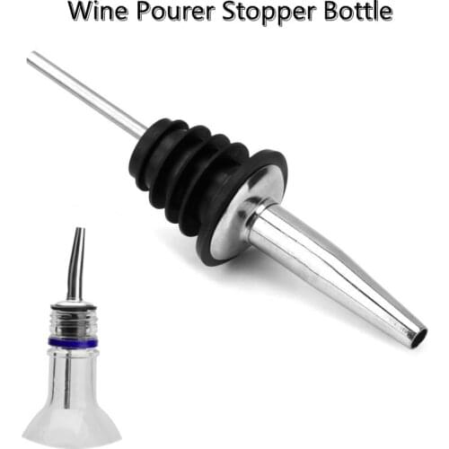 Stainless Steel Wine Bottle Stopper Olive Oil Pourer Dispenser Whisky Cocktail Home Kitchen Bar Accessories Supplies Tools