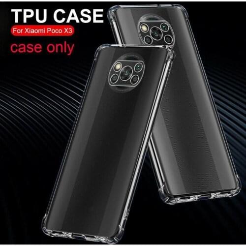 Silicone TPU Case Shockproof Cover For for xiaomi pro poco Transparent x3 Case NFC F4Z4