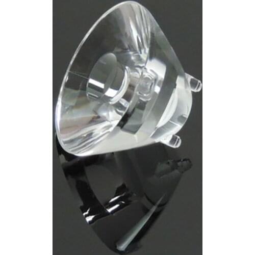 35*21.6mm Small Angle LED Lens PMMA Material Moving Head Light Beam Output Angle 3 Degrees Light Transmittance 93