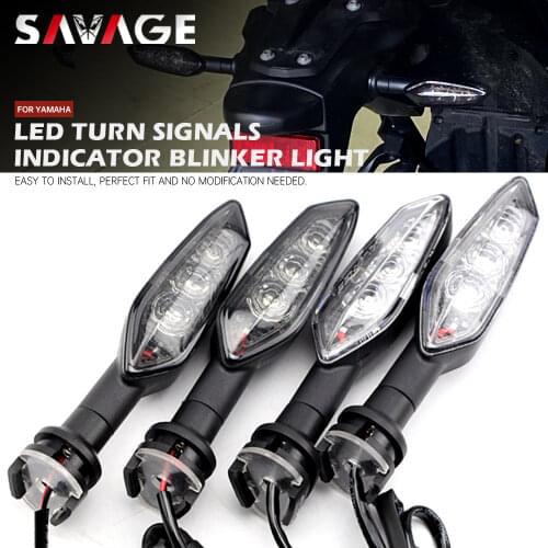 LED Turn Signal Indicator Light For YAMAHA YZF R1/S/M R6 R25 R3 R15 R125 YBR 125/250 YZFR1 R1S Motorcycle Blinker Front or Rear