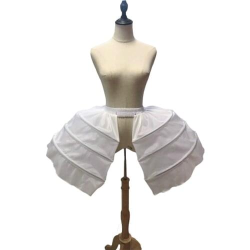 3 Hoops Petticoat Baroque Underskirt For Vintage Wedding Dress 2020 Bridal Gowns Wedding Accessories Victorian Crinoline