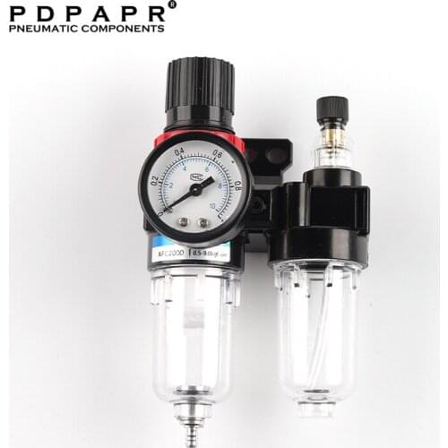 AFC2000 BFC2000 G1/4 "air compressor oil water separator filter regulator trap Pneumatic Components Air filter BFC3000 BFC4000