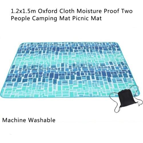 1.2x1.5m Oxford Cloth Moisture Proof Two People Camping Mat Picnic Mat Machine Washable