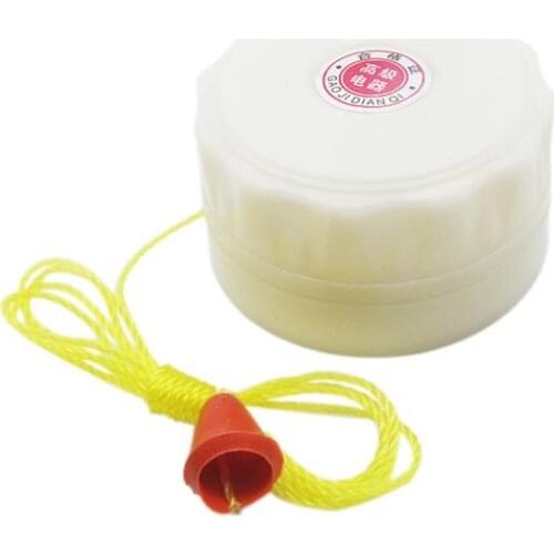 10pcs Household pull switch single control hand-drawn box copper column wiring wall lamp round switch