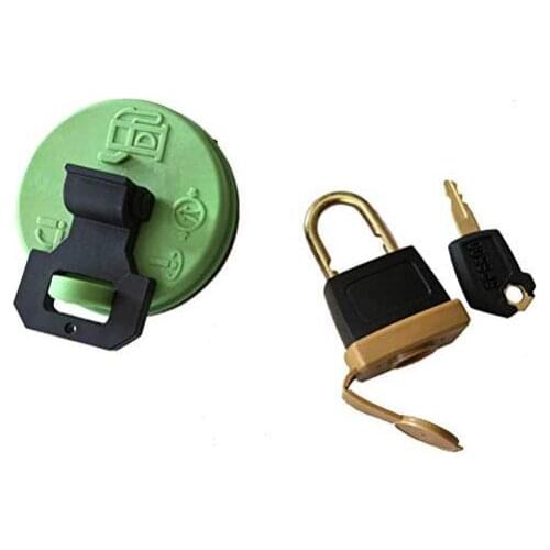 1428828 2010330 2849039 FOR Caterpillar (Cat) Locking Fuel Cap Diesel + FOR Padlock Key