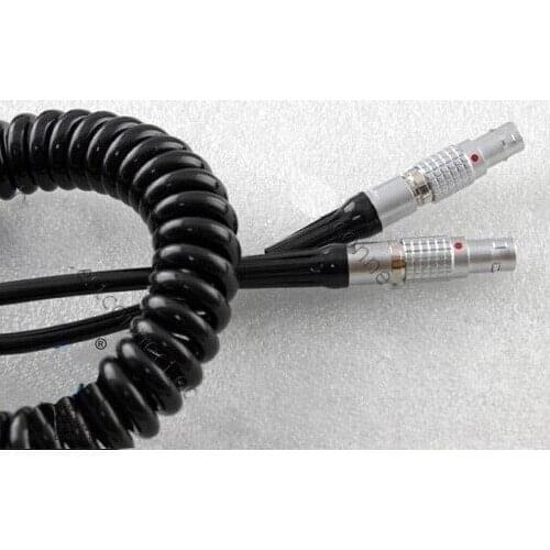 5 pin male 0B Coiled TIMECODE Cable for Sound Devices ZAXCOM DENECKE XL-LL