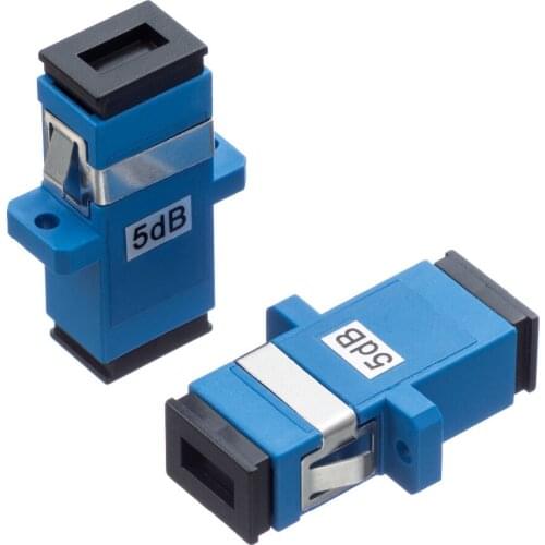 5PCS/bag SC 5dB fixed type fiber optic Attenuator,flange type optical attenuator 5dB,fiber optic attenuator，Free Shipping