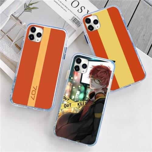 707 Mystic Messenger Anime Phone Case For iphone 12 5 5s 5c se 6 6s 7 8 plus x xs xr 11 pro max mini